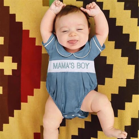 GRNSHTS Baby Boy Summer Clothes Cute Newborn Boy Outfits Short Sleeve Baby Boy Spring Romper Bodysuit Jumpsuit Boys One-Piece in Saudi Arabia