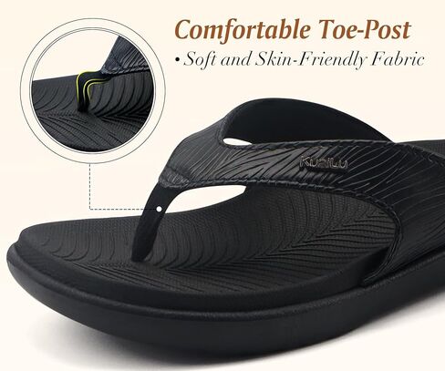تقلب Kuailu Flop for Women Ladies Yoga Yoga Mat Cushion Sandals Dary Womans Lightweight Slip on Beach Thong Sandles بدعم من القوس المريح (الحجم الأمريكي 5-12) in Kuwait
