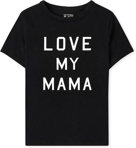 The Children's Place unisex baby Love My Mama Short Sleeve Graphic T Shirt in Saudi Arabia