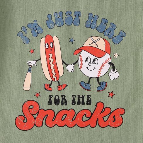 قميص Boy Boy Boy Boy Boy أنا فقط هنا للوجبات الخفيفة T Shirt Funny Hot Dog Graphic Tee Short Summer Tops in Kuwait