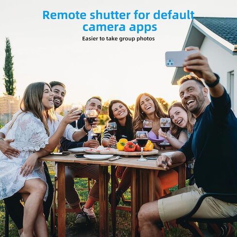 حلقة التمرير عن بُعد لـ Tiktok ، Pluetooth Page Turner لـ iPad & Android Tablet قراءة الكتاب الإلكتروني ، Fingertip Wireless Camera مصراع عن بُعد لـ iPhone و iPad و iOS و Android -black in Kuwait