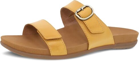 Dansko Justine Adjustable Sandal for Women - Leather Linings and Uppers for All-Day Comfort - Dual-Density EVA Footbed and Lightweight Rubber Outsole for Long-Lasting Wear in Saudi Arabia
