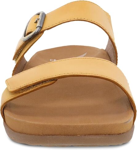 Dansko Justine Adjustable Sandal for Women - Leather Linings and Uppers for All-Day Comfort - Dual-Density EVA Footbed and Lightweight Rubber Outsole for Long-Lasting Wear in Saudi Arabia