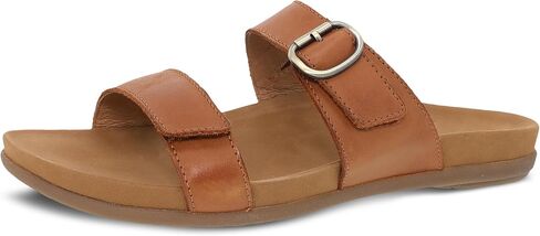 Dansko Justine Adjustable Sandal for Women - Leather Linings and Uppers for All-Day Comfort - Dual-Density EVA Footbed and Lightweight Rubber Outsole for Long-Lasting Wear in Saudi Arabia
