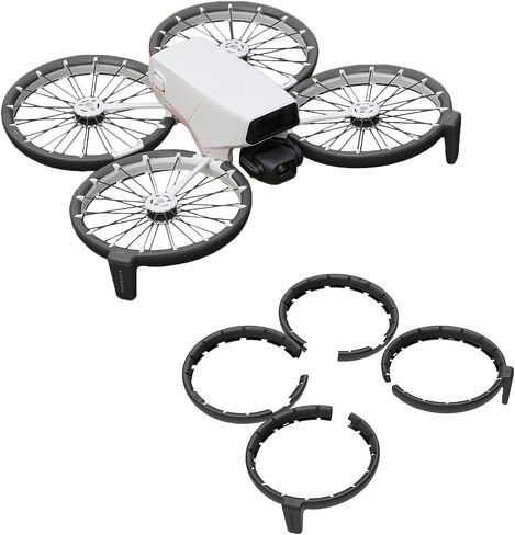 حارس المروحة لإكسسوارات DJI Flip ، غطاء واقي مضاد للمضاد للمضادات الالتفافية لمروحة DJI Flip (أسود) in Kuwait