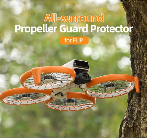 حارس المروحة لإكسسوارات DJI Flip ، غطاء واقي مضاد للمضاد للمضادات الالتفافية لمروحة DJI Flip (أسود) in Kuwait