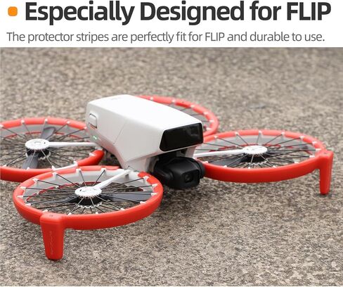 حارس المروحة لإكسسوارات DJI Flip ، غطاء واقي مضاد للمضاد للمضادات الالتفافية لمروحة DJI Flip (أسود) in Kuwait