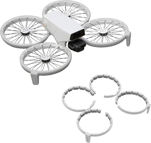 حارس المروحة لإكسسوارات DJI Flip ، غطاء واقي مضاد للمضاد للمضادات الالتفافية لمروحة DJI Flip (أسود) in Kuwait