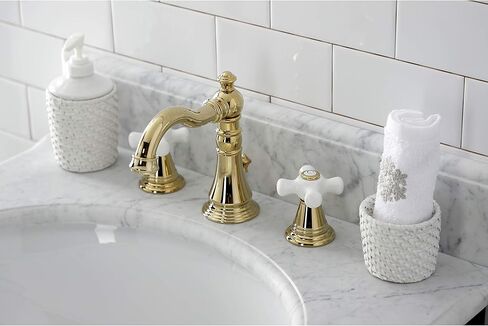 Kingston Brass FSC1975APX صنبور حمام كلاسيكي أمريكي واسع الانتشار، برونز مطلي بالزيت in Saudi Arabia