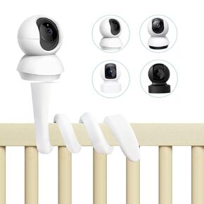 Baby Monitor Floor Stand Holder Mount Compatible with Nanit Pro & Flex Stand, for TP-Link Tapo C200/C210/C220, Kasa Camera EC70/EC71/KC410S -Adjustable Height and Angle Baby Monitor Stand