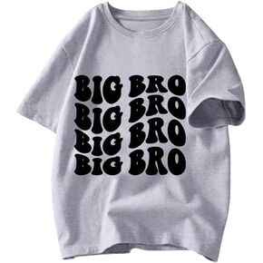 Big Brother T-Shirt Big Brother Shirt Toddler Boys Promoted to Big Bro Clothes Outfit Announcement Tees Top 2-7 Years
