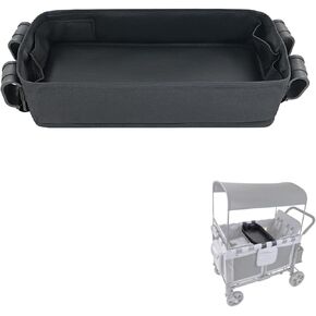 Snack Tray for Wonderfold Wagon W4, Kid's Toy Tray, Side Cup Holders and Mesh Pockets, Snack Place Tray on Wagons, Waterproof and Easy to Clean (Model W4)