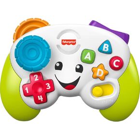 Fisher-Price Baby & Toddler Toy Laugh & Learn Game & Learn Controller with Music & Lights for Early Pretend Play Infants Ages 6+ Months