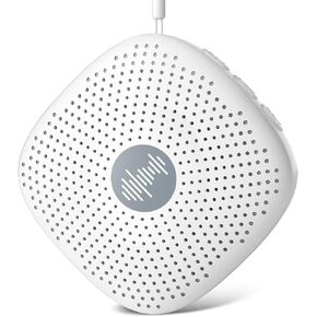 White Noise Machine,Portable Sound Machine for Baby Adult,21Soothing Sound,Auto-Off Timer,Noise Canceling for Office & Sleeping, Compact Size for Home,Travel,Registry Gift,Peach