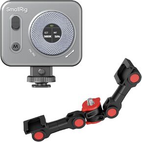 SMALLRIG Vibe P96 Pro Led Video Light 4660 and Dual Cold Shoe Mount 3483