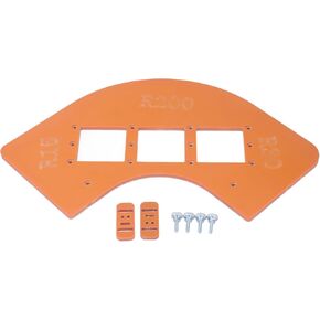 Tissting Radius Jig Router Templates, R15 R30 R100 R200 Corner Radius Routing Templates Jig Radius Corners Radius Quick Jig for Woodworking Cabinet Wardrobe Corners, Tisstingu9573fnvyz