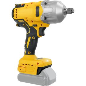 Cordless Impact Wrench for Dewalt 20V Battery, 800N.m(600FT-LBS) Brushless Impact Gun, 1/2 Inch High Torque Impact Driver with 3-Mode Speed and LED Light(Tool Only)