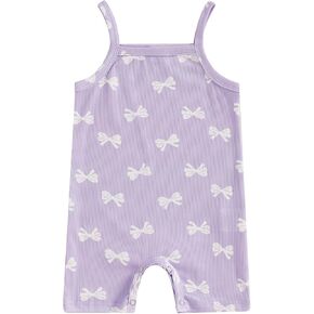 GOOCHEER Infant Baby Girl Summer Romper Jumpsuit Daisy Halter Sleeveless Bodysuit Summer One Piece Outfit