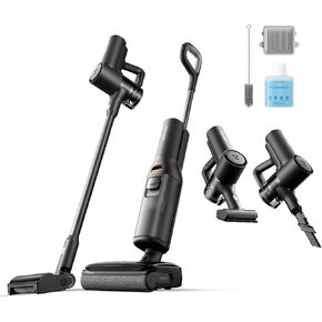 roborock F25 Combo Wet Dry Vacuum Cleaner, 5-in-1 Cordless Vacuum for Multi-Surface, 20000Pa Suction, Vanquish Wet and Dry Messes, Self-Cleaning & Drying