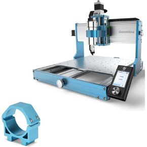 3030-PROVer MAX CNC Router Machine with Linear Guide & Ball Screw Motion + 69mm Diameter Aluminum CNC Spindle Holder Spindle Mount