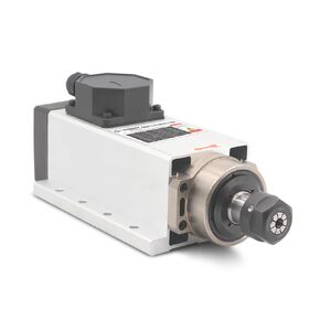 G-Penny 2.2KW ER20 110v Square Type 24000rpm Ceramic Ball Bearings Air Cooled Spindle Motor (110, Volts (AC))