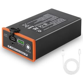 1 pack 5000mah Power Mag Plus Lithium Batteries قابل لإعادة الشحن متوافقة مع كاميرات Moultrie Edge Series Trail-تناسب الحافة ، الحافة ، Edge 2 ، Edge 2 Pro (حزمة بطارية طويلة الأمد)