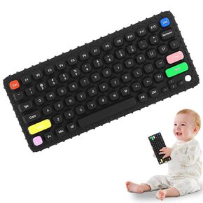 Teething Toys for Baby 3 6 12 18 Months, Realistic Mobile Phone Baby Teether Toys, Baby's Chew Toys, Food Grade Silicone Teething Toys for Infants, BPA Free, for Babies Gum Relief