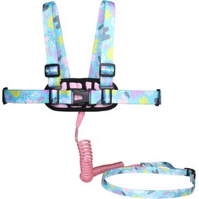 11.5ft Scalable Toddler Beach Walking Harness,Waterproof Baby Swimming Leash, Child Leashes for Anti-Loss,Parents Worn on Wrist or Waist,Could be tied to the swimming circle