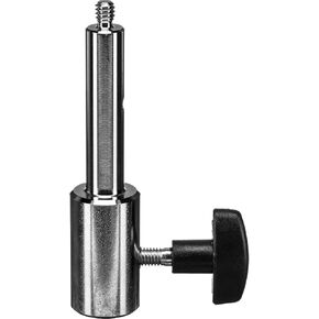 Manfrotto 016 Adapter Converts Standard 5/8" (16mm) Female Light Stand Tip to 1/4" x 20 Thread on a 12mm Shaft,Silver,3 x 3 x 3 inches (Pack of 2)