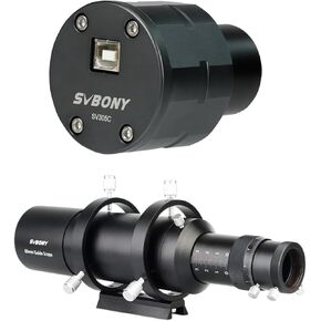 SVBONY SV305C Planetary Camera Bundle with SV106 Guide Scope with Helical Focuser Finder