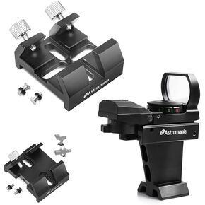 Astromania Schmidt-Cassegrain Finder Scope Base - Bundle with - Finder Deluxe & Universal Dovetail Base
