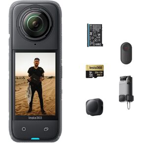 Insta360 X4 Peter McKinnon - Waterproof 8K 360 Action Camera, 4K Wide-Angle Video, Invisible Selfie Stick Effect, Removable Lens Guards, 135 Min Battery Life, AI Editing, Stabilization