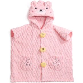 Toddler Poncho Towel Age 1-8,Soft Absorbent Baby Hooded Poncho Towels,Toddler Poncho Towels for Baby