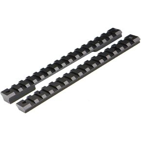 WARNE 7656M Howa Mini Action Mountain Tech Tactical Rail, Tapered 6-48 Screws, 7075/T6 Aluminum, Fits Picatinny and Weaver Style Mounts