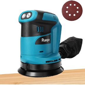 Random Orbit Sander for Makita 18v Battery(Tool Only),Brushless Motor 6 Variable Speed Orbital Hand Sander with Dust Collector for Woodworking Sanding and Polishing