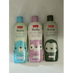 Hello Baby Care Set, Body Wash, Shampoo, Lotion, 10 fl oz each (Set of 3)