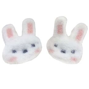Bunny Ear Hair Clip, Baby Girls Easter Rabbit Hair Accessories Women Kids Cartoon Ear Hair Clip ZFJ64 (2 Pairs)