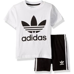 adidas Originals baby-boys Originals Short & Tee Set