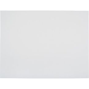 School Smart 1485741 Railroad Board, 4-ply Thickness, 22" x 28", White (Pack of 100)