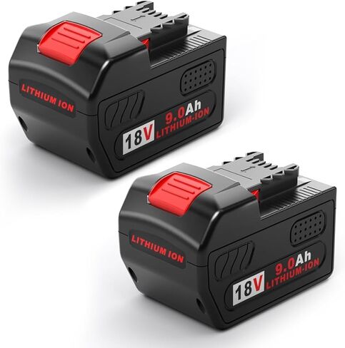 Mrupoo 18V 9.0Ah Replacement Battery Compatible with Milwaukee 18v 9000mAh 48-11-1820 48-11-1850 48-11-1828 48-11-10 Lithium-Ion Battery Cordless Power Tools 2Pack in Kuwait