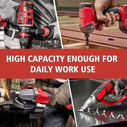 Mrupoo 18V 9.0Ah Replacement Battery Compatible with Milwaukee 18v 9000mAh 48-11-1820 48-11-1850 48-11-1828 48-11-10 Lithium-Ion Battery Cordless Power Tools 2Pack in Kuwait