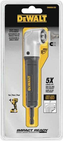 مرفق الزاوية اليمنى DeWalt ، التأثير جاهز (DWARA120) ومجموعة حامل البتات Dewalt ، 14 قطعة (DWPVTC14) in Kuwait