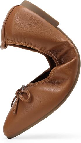 DREAM PAIRS Women's Foldable Flats Shoes Pointed Toe Ballet Flats Bowknot Comfort Slip on Dress Shoes in Saudi Arabia