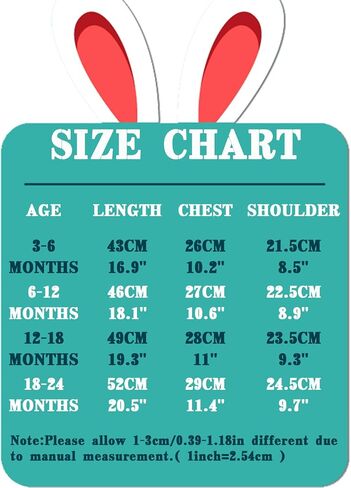 Bakjuno Toddler Baby Boys Girls First Easter Tearfits Bunny Pattern Sumpender Romper Blue Stripes Pants Easter Gets in Kuwait