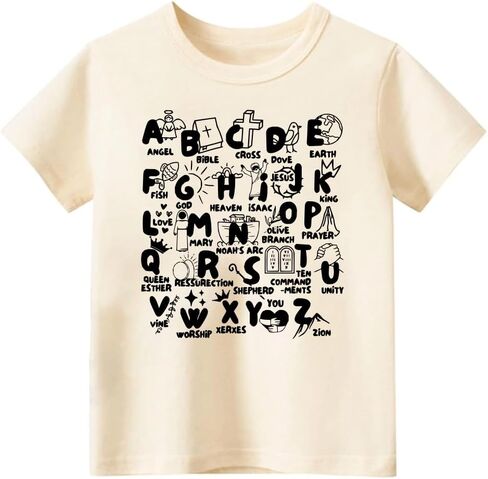 Toddler Shirts for Boys Grils Kids, Funny Prints Tee for Baby Boys Girls, Engineering Vehicles, Moon, Alien Cowboy，2-6T in Saudi Arabia