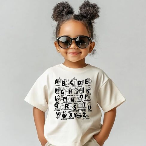 Toddler Shirts for Boys Grils Kids, Funny Prints Tee for Baby Boys Girls, Engineering Vehicles, Moon, Alien Cowboy，2-6T in Saudi Arabia