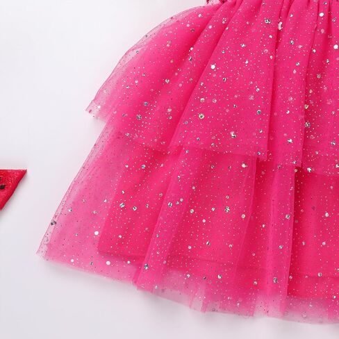 IDOPIP Toddler Baby Girls Tutu Dress Smocked Princess Strawberry Melon Birthday Party Dresses with Headband Cake Smash Outfit in Saudi Arabia