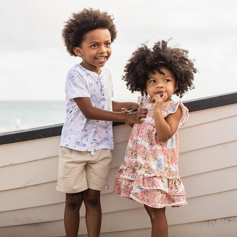 Burt's Bees Baby baby-boys Short Sleeve Shirt and Pant Set, Top & Bottom Outfit, 100% Organic Cotton in Saudi Arabia