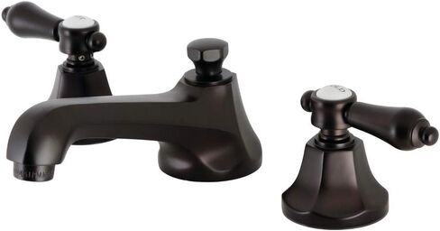 Kingston Brass KS4463BPL Bel-Air 8" Widespread Bathroom Faucet, Antique Brass in Saudi Arabia