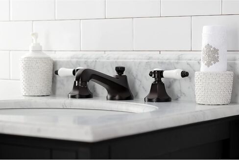 Kingston Brass KS4463BPL Bel-Air 8" Widespread Bathroom Faucet, Antique Brass in Saudi Arabia
